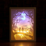 Paper Carving Shadow Light