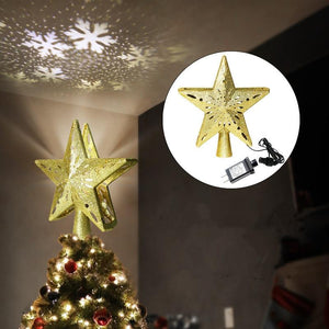 Lighted Christmas Tree Topper