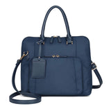 Brenice Women Design Solid Briefcase Multifunction Crossbody Bag