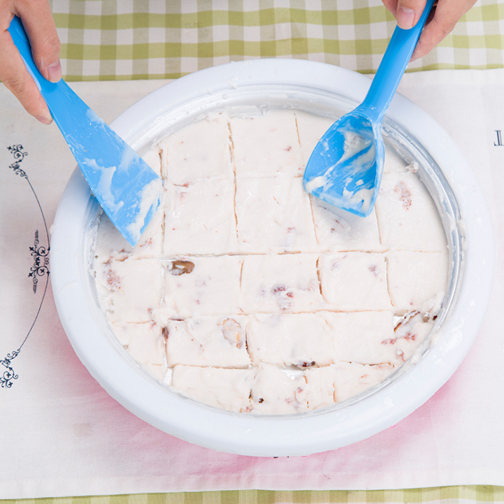 ICE CREAM SPOT ON THE FREEZER Fried Ice cream Ice Roll Pan Machine