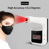 Non-contact Infrared Thermometer Digital Forehead Hand Temperature Sensor Laser Gun With Fever Alarm Wall Mounted