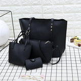 4pcs/set Leather Handbag