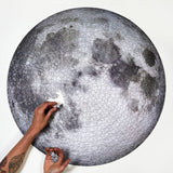 Moon/Earth Jigsaw Puzzle 1000 Pieces Large Round Full Space Adult Challenging and Fun