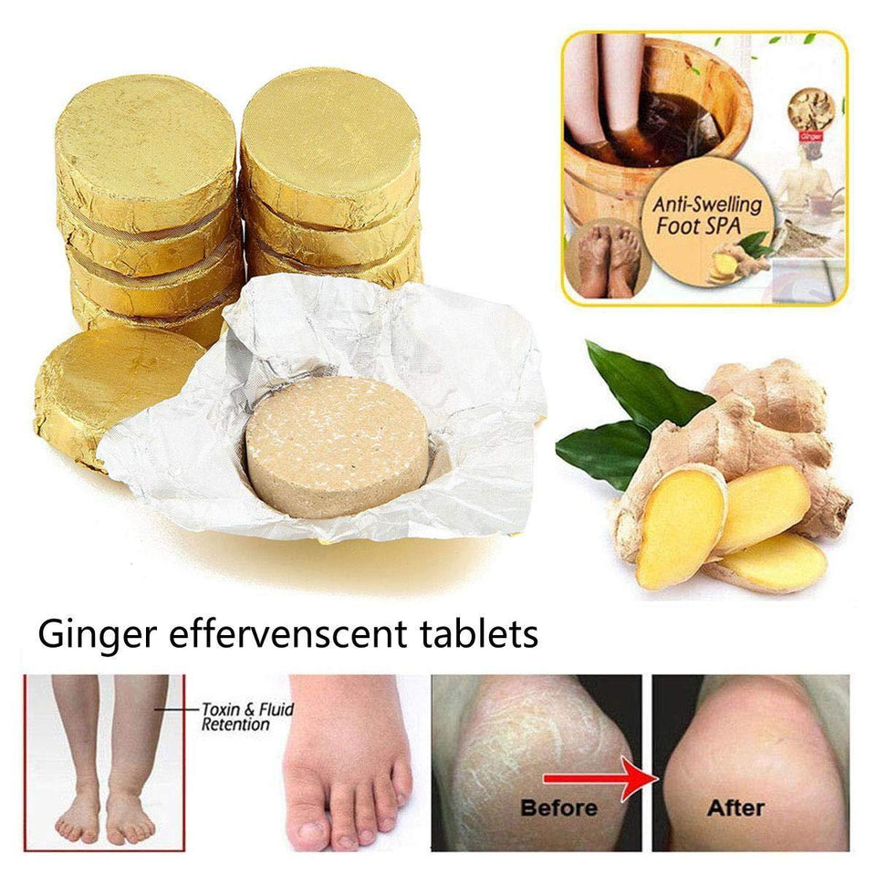 Anti-Swelling Foot Spa Ginger Tablets