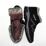 Hook Loop Casual Boots Fur Lined Winter Snow Boots