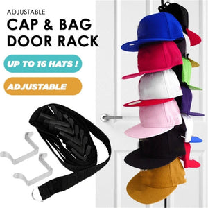 KOMAMY Adjustable Cap & Bag Door Rack