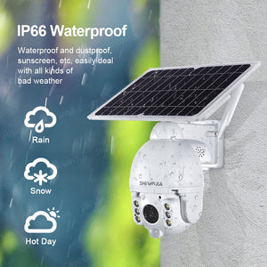 Solar Powered Wireless Outdoor Waterproof Camera