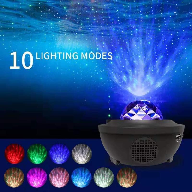 Starry Sky Galaxy Projector - Christmas Gift
Colorful Starry Sky Galaxy Projector Bluetooth USB Voice Control Music Player LED Night Light USB Charging Projection Lamp Gift