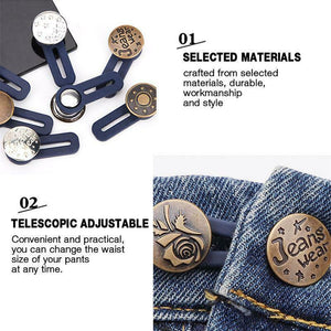 KOMAMY Retratable Jeans Button 5pcs