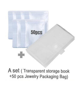 Transparent Jewelery Storage Book