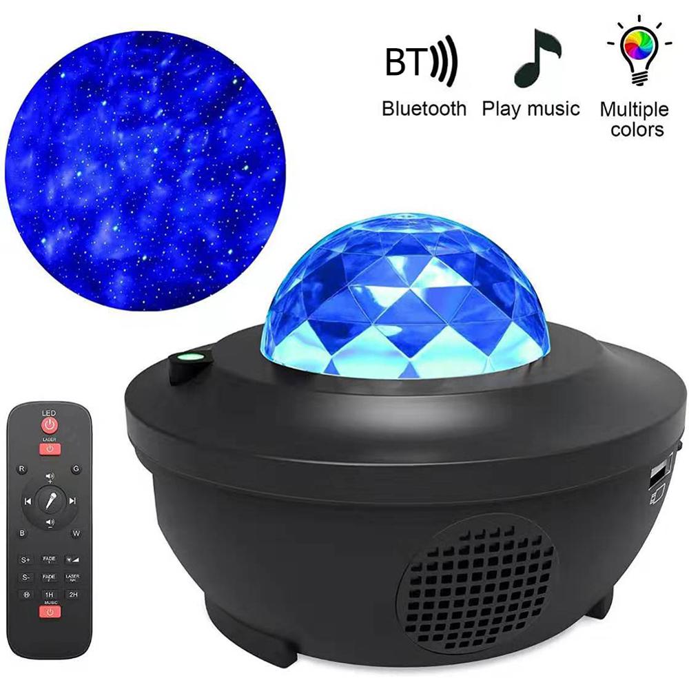 Starry Sky Galaxy Projector - Christmas Gift
Colorful Starry Sky Galaxy Projector Bluetooth USB Voice Control Music Player LED Night Light USB Charging Projection Lamp Gift