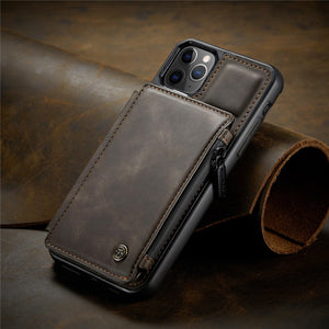 Luxury Genuine Leather Phone Wallet Case