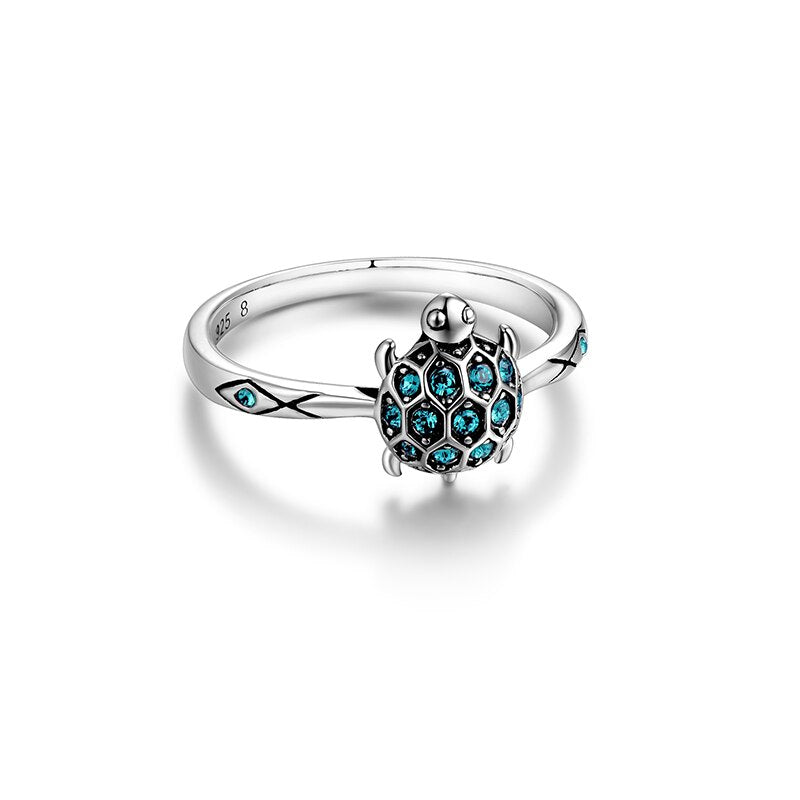 TURTLE STERLING RING