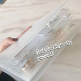 Transparent Jewelery Storage Book