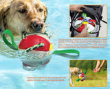 Dog Toys Soccer Ball with Grab Tabs, Interactive Dog Toys, Puppy Gifts, Dog Tug Toy, Dog Water Toy, Durable Dog Balls for Dog