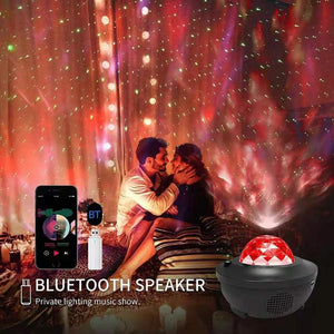 Starry Sky Galaxy Projector - Christmas Gift
Colorful Starry Sky Galaxy Projector Bluetooth USB Voice Control Music Player LED Night Light USB Charging Projection Lamp Gift