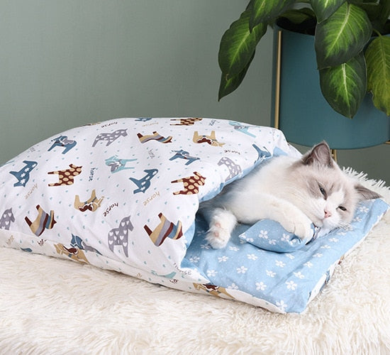 KOMAMY Movable Winter Warm Pet Bed