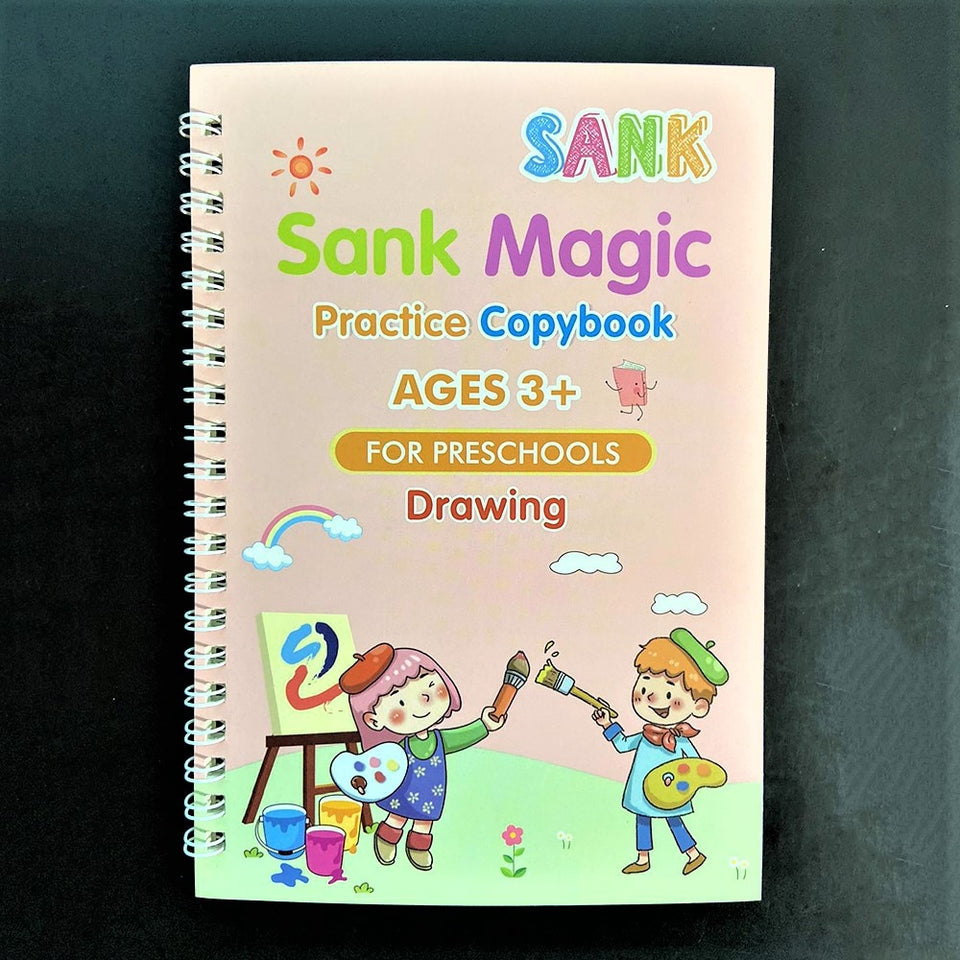KOMAMY Magic Practice Copybook- SET OF 4
