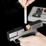 Gun Cigarette Case with Torch Lighter