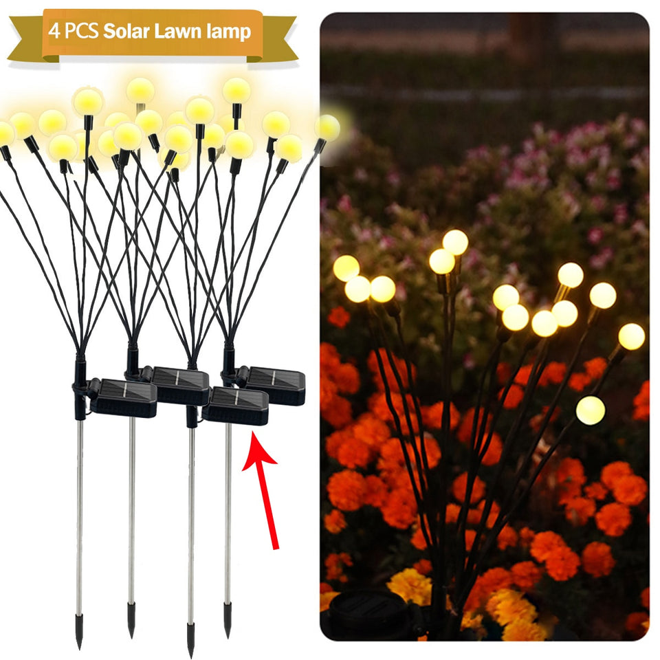 Starburst Swaying Solar Garden Lights-2PCS