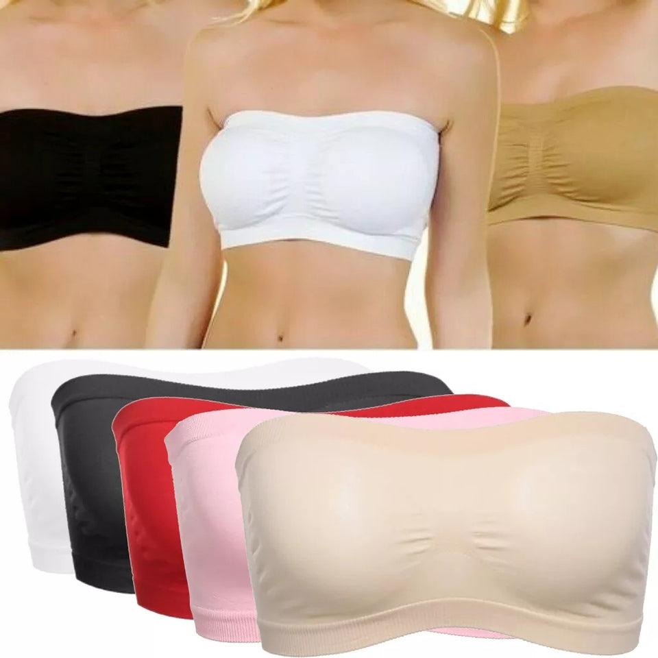 SUPPORTIVE BANDEAU BRA-3PCS