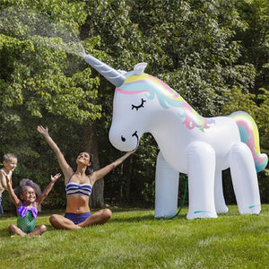 Gigantic Unicorn Backyard Sprinkler