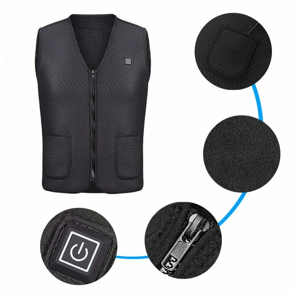 Heated Rechargeable Winter Vest