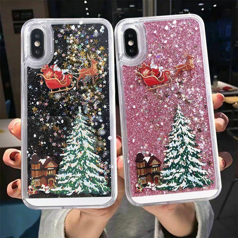 Glittering Santa Iphone Case