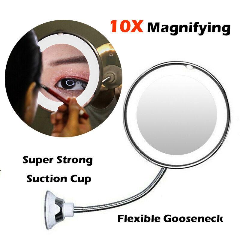 10x Magnifying LED Mirror