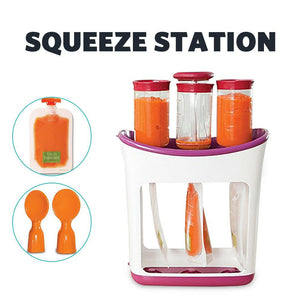 DIY Baby Food Squeeze Station